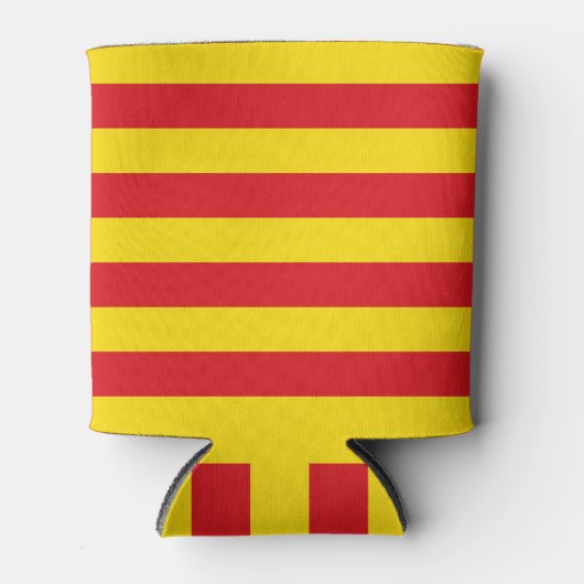 Can Cooler mit der Flagge von Katalonien, Spanien Dosenkühler (Vorderseite)