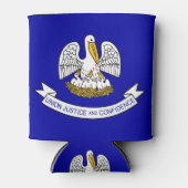 Can Cooler mit der Flagge von Louisiana Staat, USA Dosenkühler (Vorderseite)