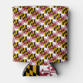 Can Cooler mit der Flagge von Maryland Staat, USA. Dosenkühler (Vorderseite)