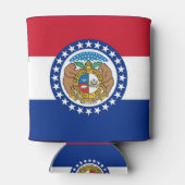 Can Cooler mit der Flagge von Missouri Staat, USA. Dosenkühler (Rückseite)