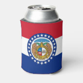 Can Cooler mit der Flagge von Missouri Staat, USA. Dosenkühler (Kanne Rückseite)