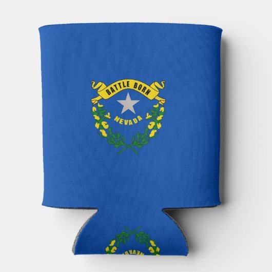 Can Cooler mit der Flagge von Nevada Staat, USA. Dosenkühler (Rückseite)