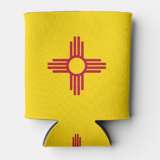 Can Cooler mit der Flagge von New Mexico Staat, US Dosenkühler (Vorderseite)