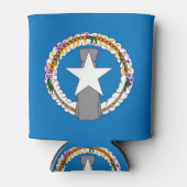 Can Cooler mit der Flagge von Nord-Mariana, USA. Dosenkühler (Vorderseite)