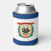 Can Cooler mit der Flagge von West Virginia Staat, Dosenkühler (Kanne Rückseite)