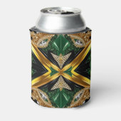 Can Cooler mit jamaikanischer Farbgestaltung Dosenkühler (Kanne Rückseite)