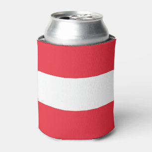 Can Cooler mit österreichischer Flagge Dosenkühler