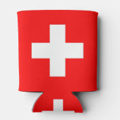 Can Cooler mit Schweizer Flagge Dosenkühler (Rückseite)