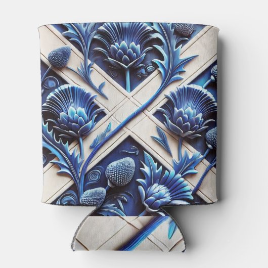 Can Cooler mit Scottish Thistles Design Dosenkühler (Rückseite)