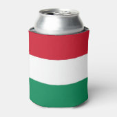 Can Cooler mit ungarischer Flagge Dosenkühler (Kanne Vorderseite)