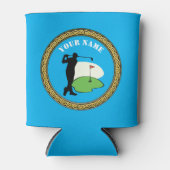Can Cooler - Name hinzufügen - Golfer Dosenkühler (Vorderseite)