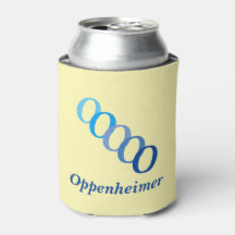 Can Cooler - Name mit Initialen (Blues)