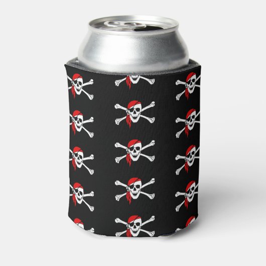 Can Cooler Pirate Skull Dosenkühler (Kanne Rückseite)