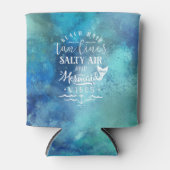 Can Cooler - Summer Vibes Aqua Dosenkühler (Vorderseite)