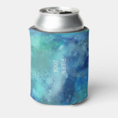 Can Cooler - Summer Vibes Aqua Dosenkühler (Kanne Rückseite)