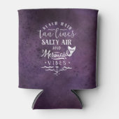 Can Cooler - Summer Vibes Lila Dosenkühler (Vorderseite)