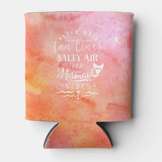 Can Cooler - Summer Vibes Mandarine Dosenkühler (Vorderseite)