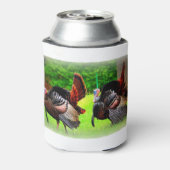 Can Cooler, Turkey Print, Bier cooler, Jagen Dosenkühler (Kanne Rückseite)