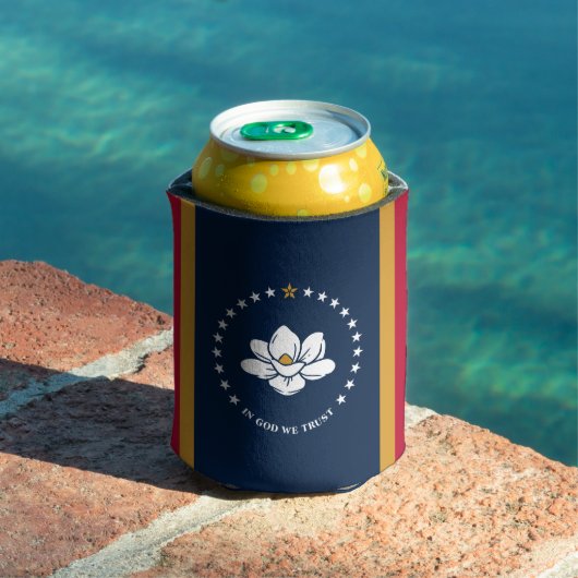 Can Cooler with flag of MIssissippi, USA Dosenkühler (In Situ Pool)