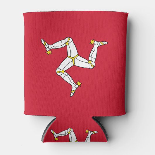 Can Cooler with Isle Man flagge, Vereinigtes König Dosenkühler (Vorderseite)