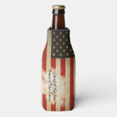 Can Coolers/American Flag/Land of the Free Flaschenkühler (Flaschenvorderseite)