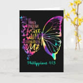 Can Do All Things Through Christ Who Strengthens M Karte (Gelbe Blume)