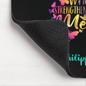 Can Do All Things Through Christ Who Strengthens M Mousepad (Ecke)
