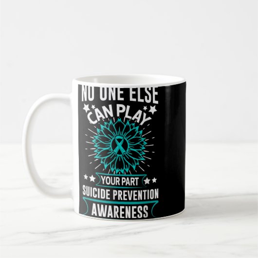 Can Ever Play Your Part Suicide Prevention Awarene Kaffeetasse (Links)