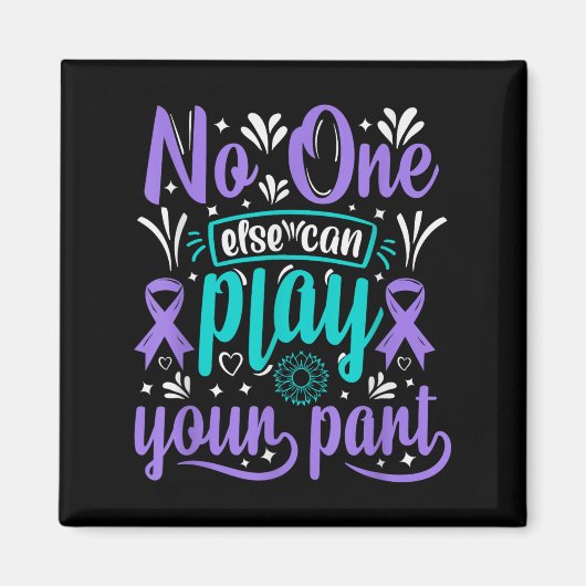 Can Ever Play Your Part Suicide Prevention Awarene Magnet (Vorne)