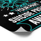 Can Ever Play Your Part Suicide Prevention Awarene Poster (Ecke)