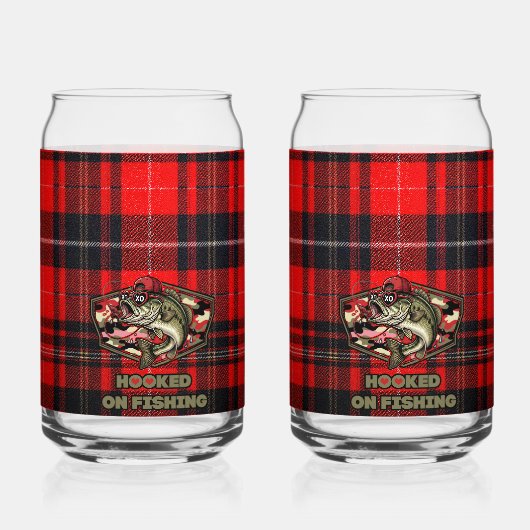 Can glas with a fun fish (Rückseite)