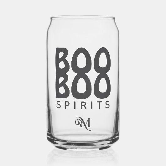 Can Glass : HALLOWEEN Boo Boo Spirits Dosenglas (Vorderseite)