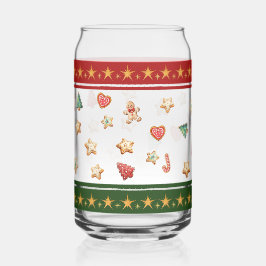 Can Glass with Christmas Cookies Dosenglas