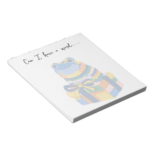 Can I have a word..... Notizblock (angewinkelt)