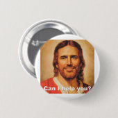 Can I Help You? Button (Vorne & Hinten)