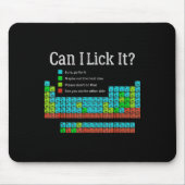 Can I Lick It Funny Back To School Periodic Table  Mousepad (Vorne)