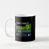 Can I Lick It Periodic Table Chart Science Teacher Kaffeetasse (Links)