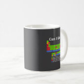 Can I Lick It Periodic Table Chart Science Teacher Kaffeetasse (VorderseiteRechts)