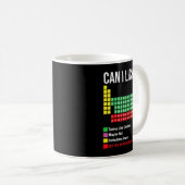 Can I Lick It Periodic Table Chart Science Teacher Kaffeetasse (VorderseiteRechts)