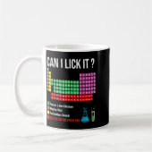 Can I Lick It Periodic Table Chart Science Teacher Kaffeetasse (Links)