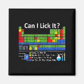 Can I Lick It Periodic Table Chart Science Teacher Magnet (Vorne)