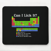 Can I Lick It Periodic Table Chart Science Teacher Mousepad (Vorne)