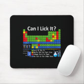 Can I Lick It Periodic Table Chart Science Teacher Mousepad (Mit Mouse)