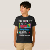 Can I Lick It Periodic Table Funny Science Chemist T-Shirt (Vorne ganz)