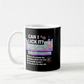 Can I Lick It Periodic Table Kids Science Teacher  Kaffeetasse (Links)