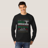 Can I Refill Your Eggnog Ugly Christmas Pajama T-Shirt (Vorne ganz)