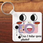 Can I take your photo? Camera art Schlüsselanhänger (Vorderseite)