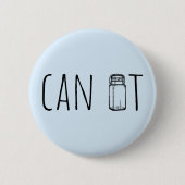 Can It Vintage Glass Jar Canning Season Button (Vorderseite)