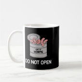Can Of Worms Do Not Open, Funny, Jokes, Sarcastic Kaffeetasse (Links)
