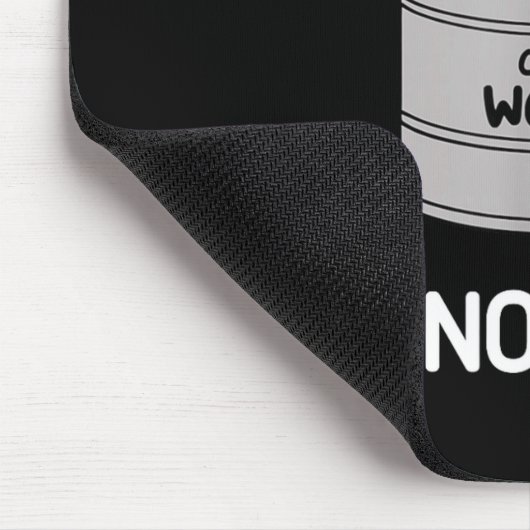 Can Of Worms Do Not Open, Funny, Jokes, Sarcastic Mousepad (Ecke)